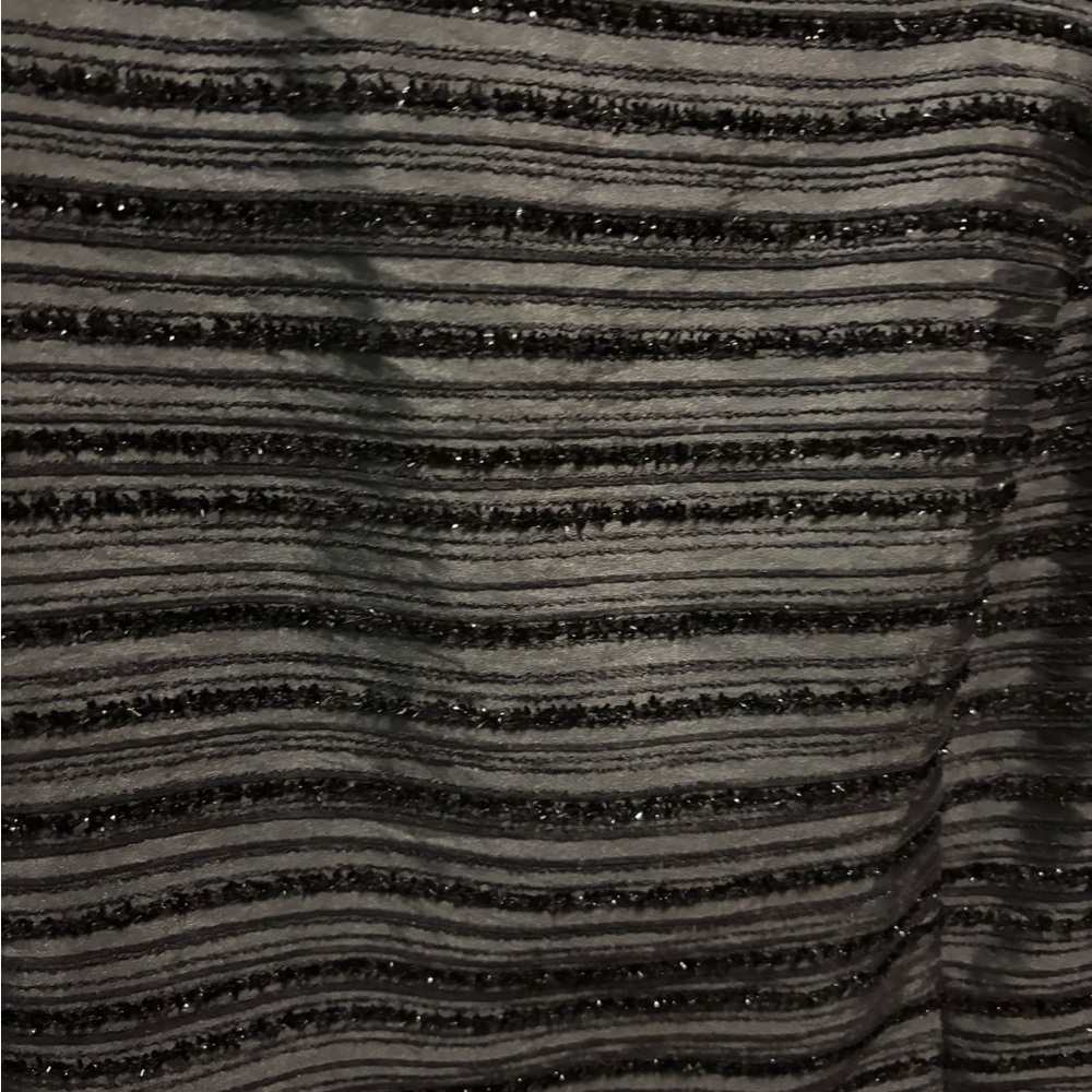 Talbots Black and Gray Textured Fabric
